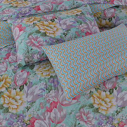 Premium Summer King Size Comforter Set - 7-Piece N28