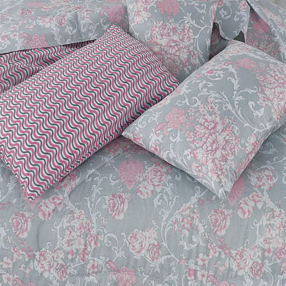 Premium Summer King Size Comforter Set - 7-Piece