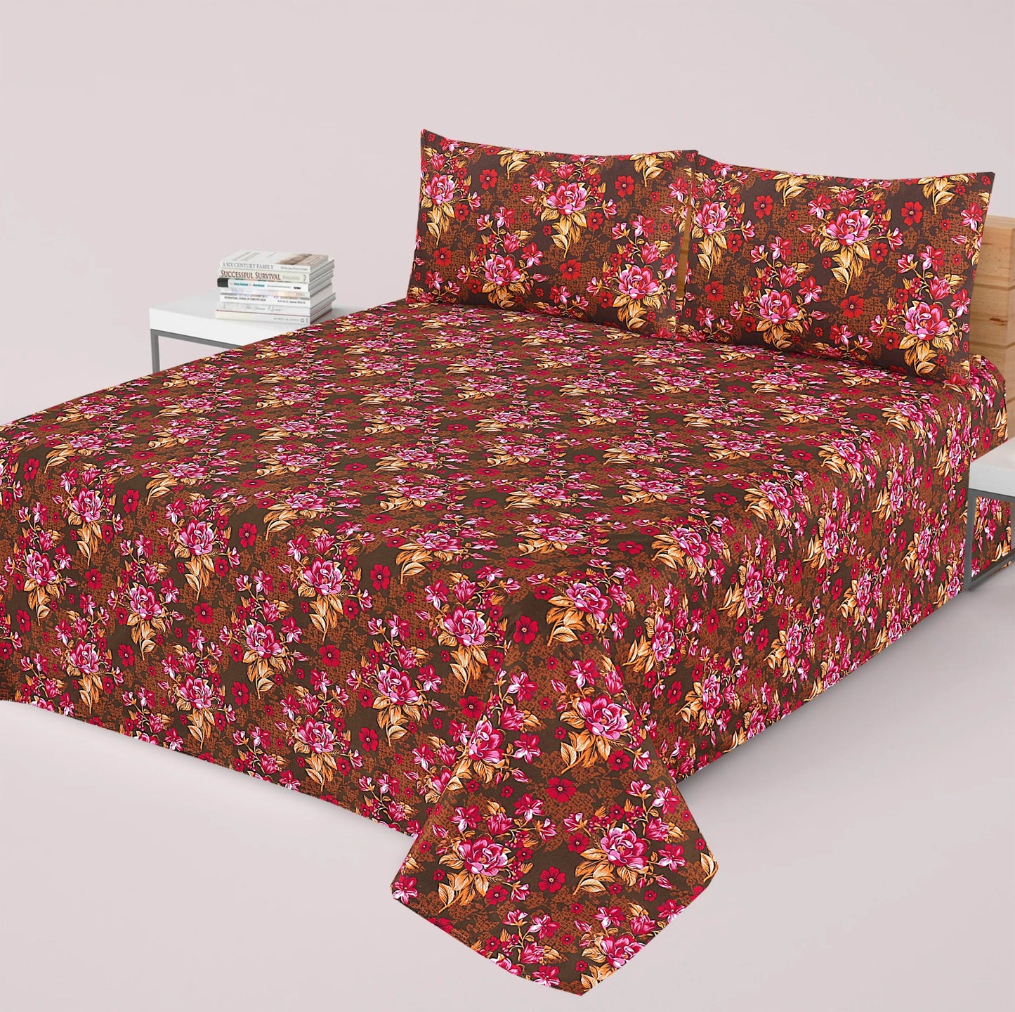 3 Pcs Bed sheet A-61