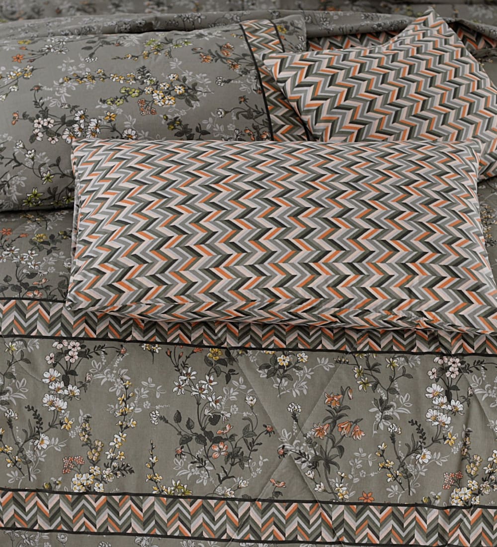 Premium Summer King Size Comforter Set - 7-Piece N27