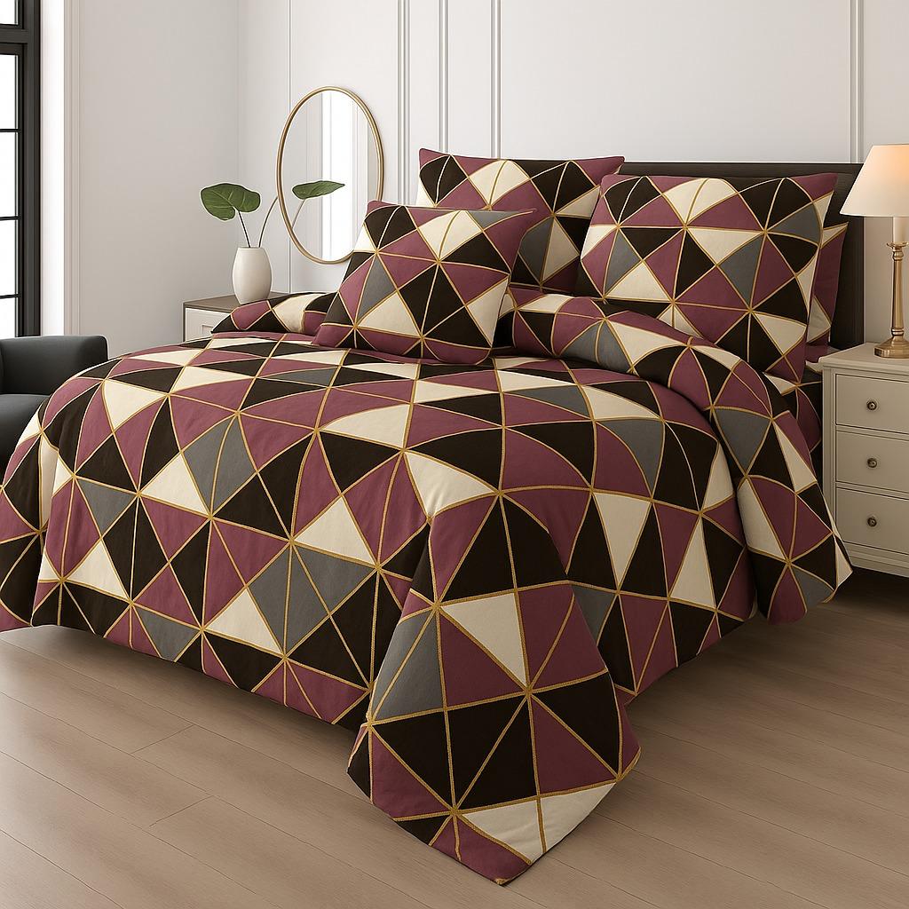 Premium Summer King Size Comforter Set - 7-Piece N21