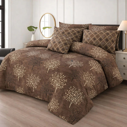 Premium Summer King Size Comforter Set - 7-Piece N19