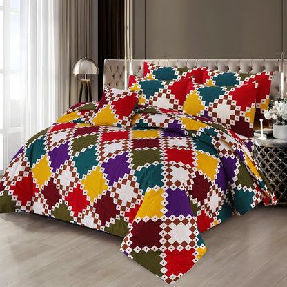 Premium Summer King Size Comforter Set - 7-Piece A8
