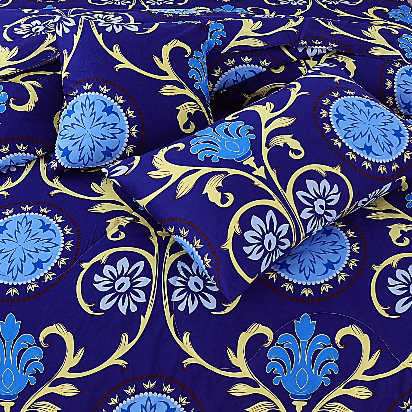 Premium Summer King Size Comforter Set - 7-Piece A43