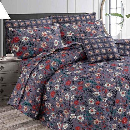 Premium Summer King Size Comforter Set - 7-Piece A46