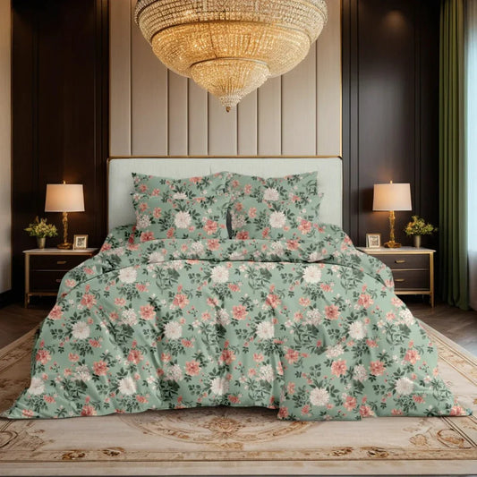 Premium Summer King Size Comforter Set - 7-Piece A12