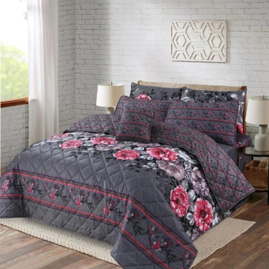Premium Summer King Size Comforter Set - 7-Piece A25