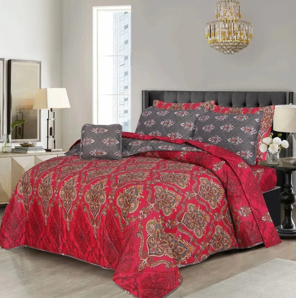 Premium Summer King Size Comforter Set - 7-Piece A36