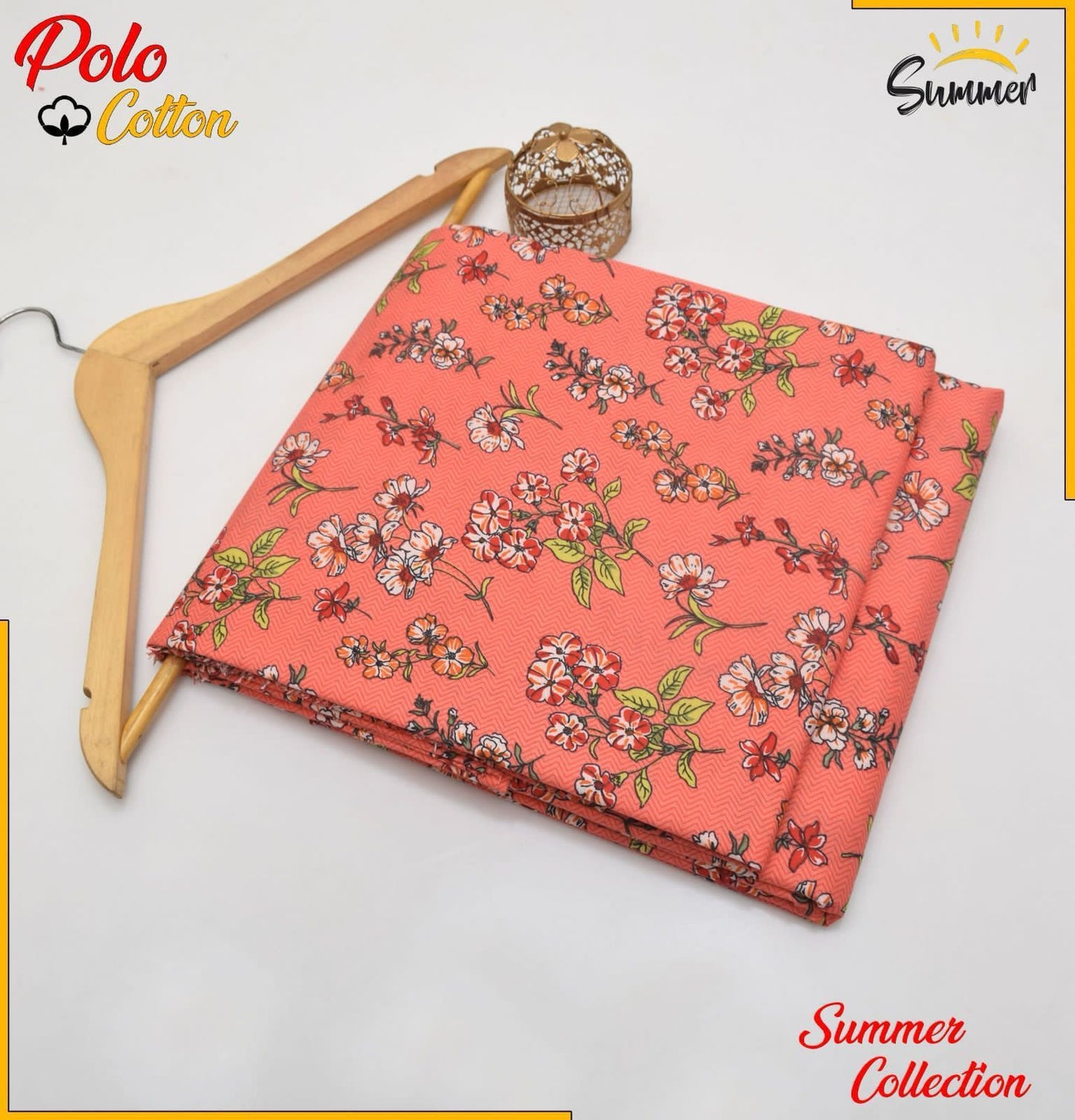 2 Piece – Cotton Digital Print Suit ( Design J-39)