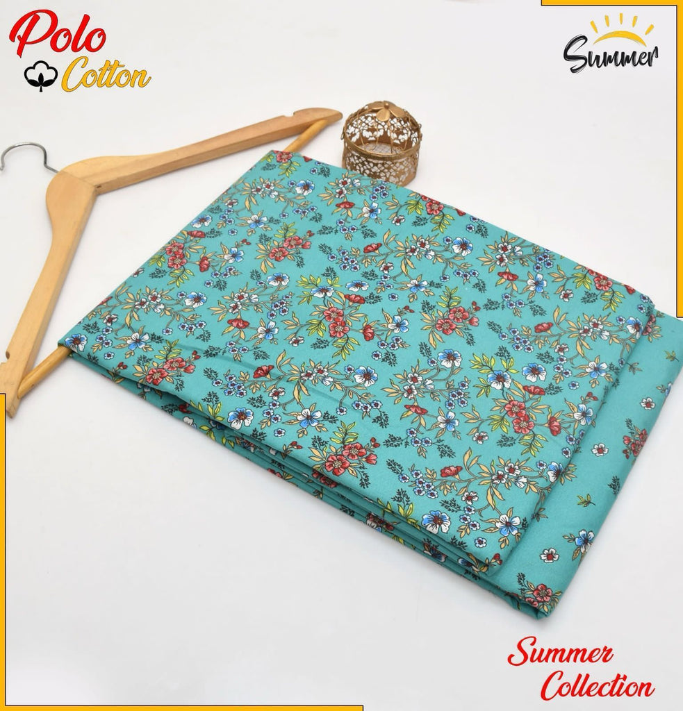 2 Piece – Cotton Digital Print Suit ( Design J-41)