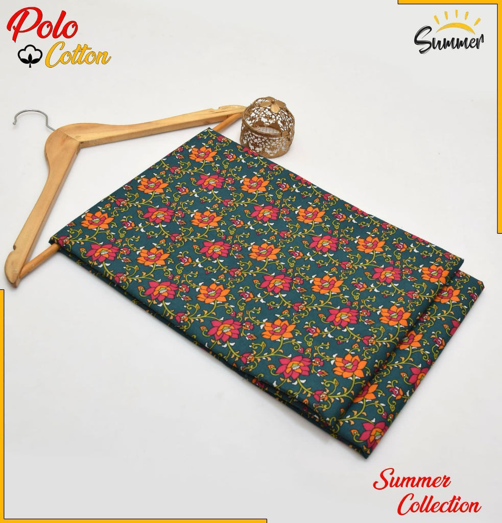 2 Piece – Cotton Digital Print Suit ( Design J-42)