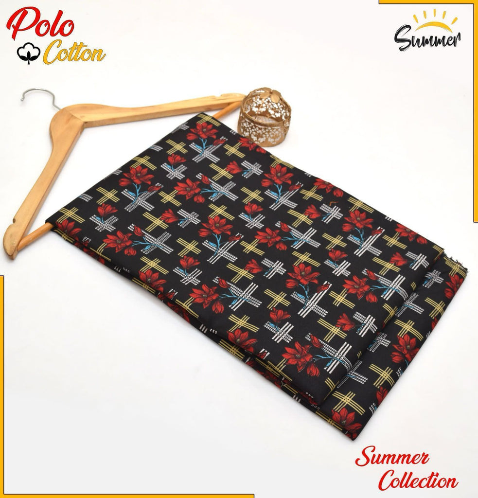 2 Piece – Cotton Digital Print Suit ( Design J-51)