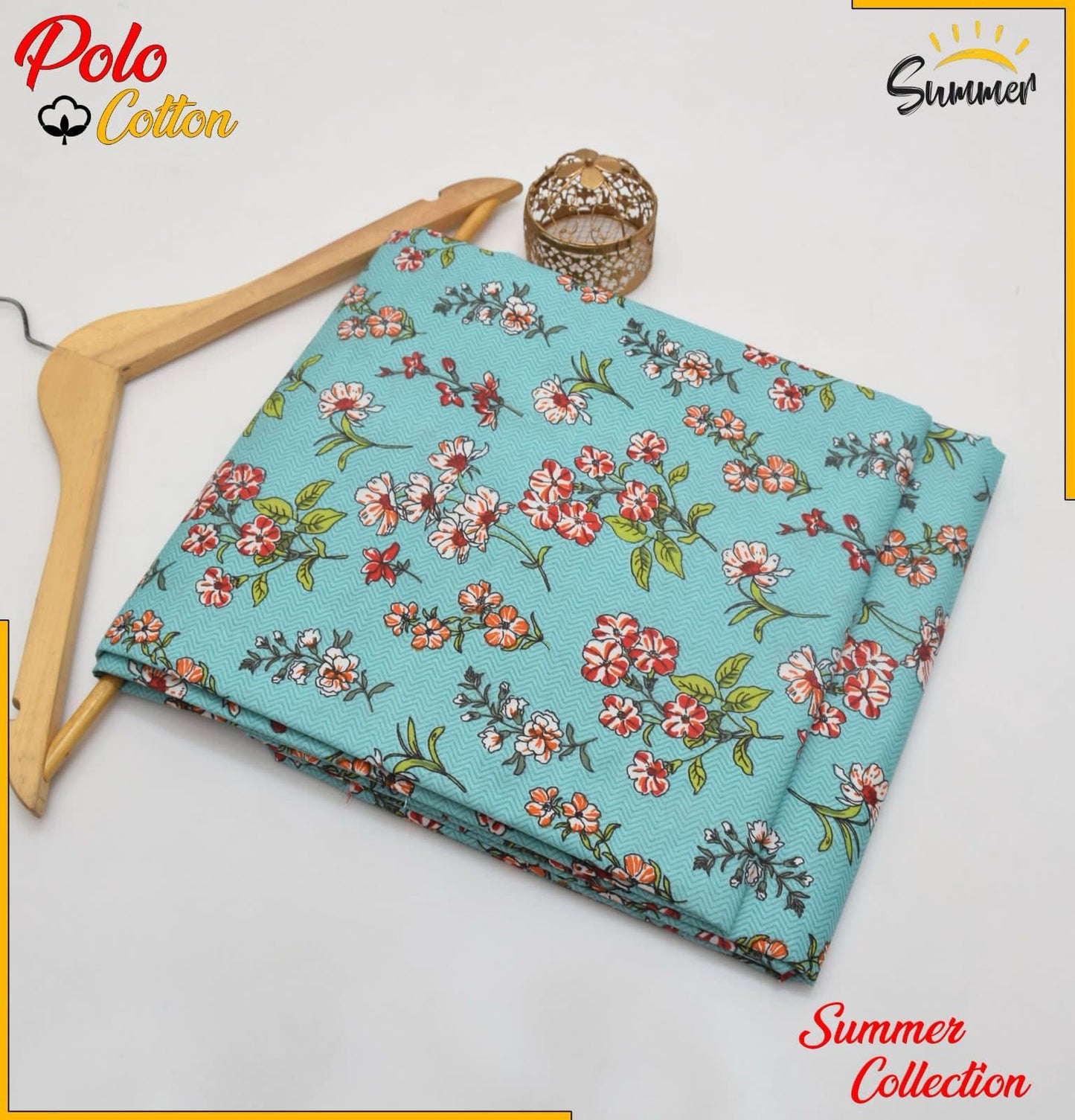 2 Piece – Cotton Digital Print Suit ( Design J-52)