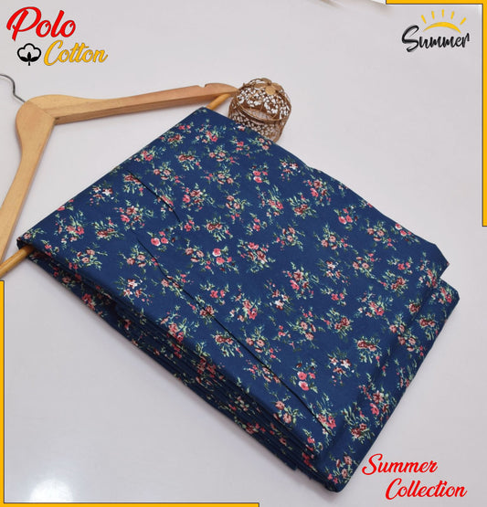 2 Piece – Cotton Digital Print Suit ( Design J-27)