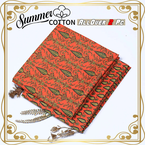 2 Piece – Cotton Digital Print Suit ( Design A-24)