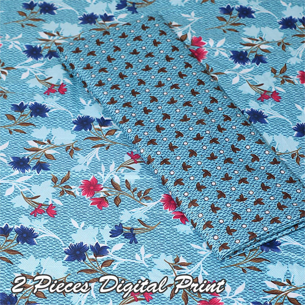 2 Piece – Cotton Digital Print Suit ( Design A-19)