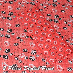 2 Piece – Cotton Digital Print Suit ( Design A-10)