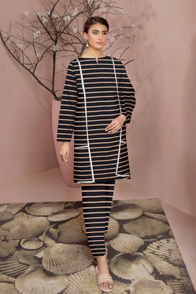 2 Piece – Cotton Digital Print Suit ( Design A-5)