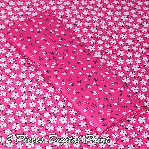 2 Piece – Cotton Digital Print Suit ( Design A-18)