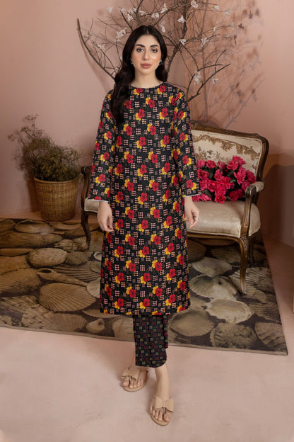 2 Piece – Cotton Digital Print Suit ( Design A-17)