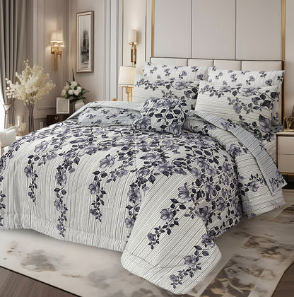Premium Summer King Size Comforter Set - 7-Piece A16