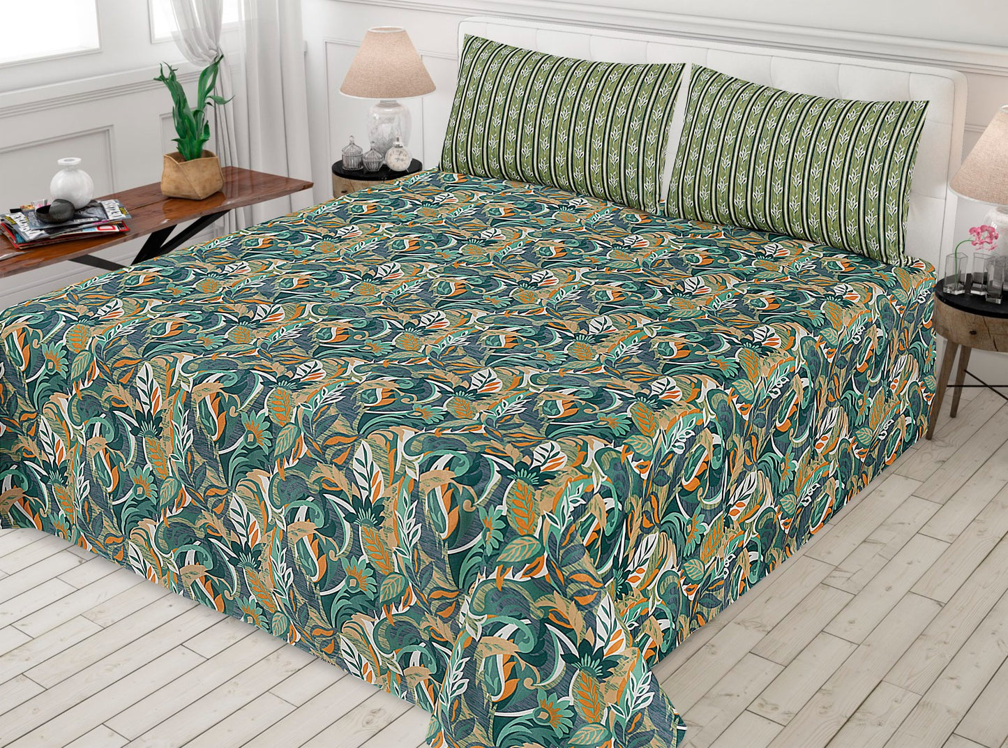 3 Pcs Bed sheet N-06