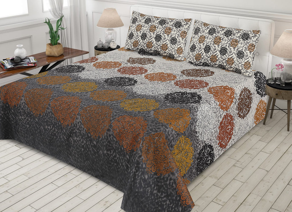 3 Pcs Bed sheet N-09