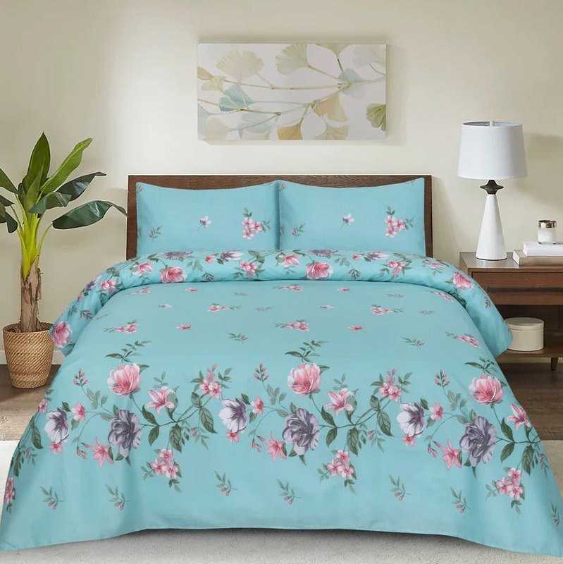 3 Pcs Bed sheet N-06
