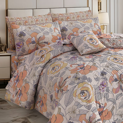 Premium Summer King Size Comforter Set - 7-Piece A34