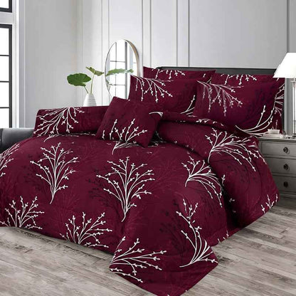 Premium Summer King Size Comforter Set - 7-Piece A40