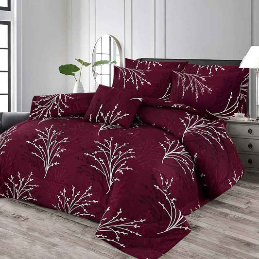 Premium Summer King Size Comforter Set - 7-Piece A40