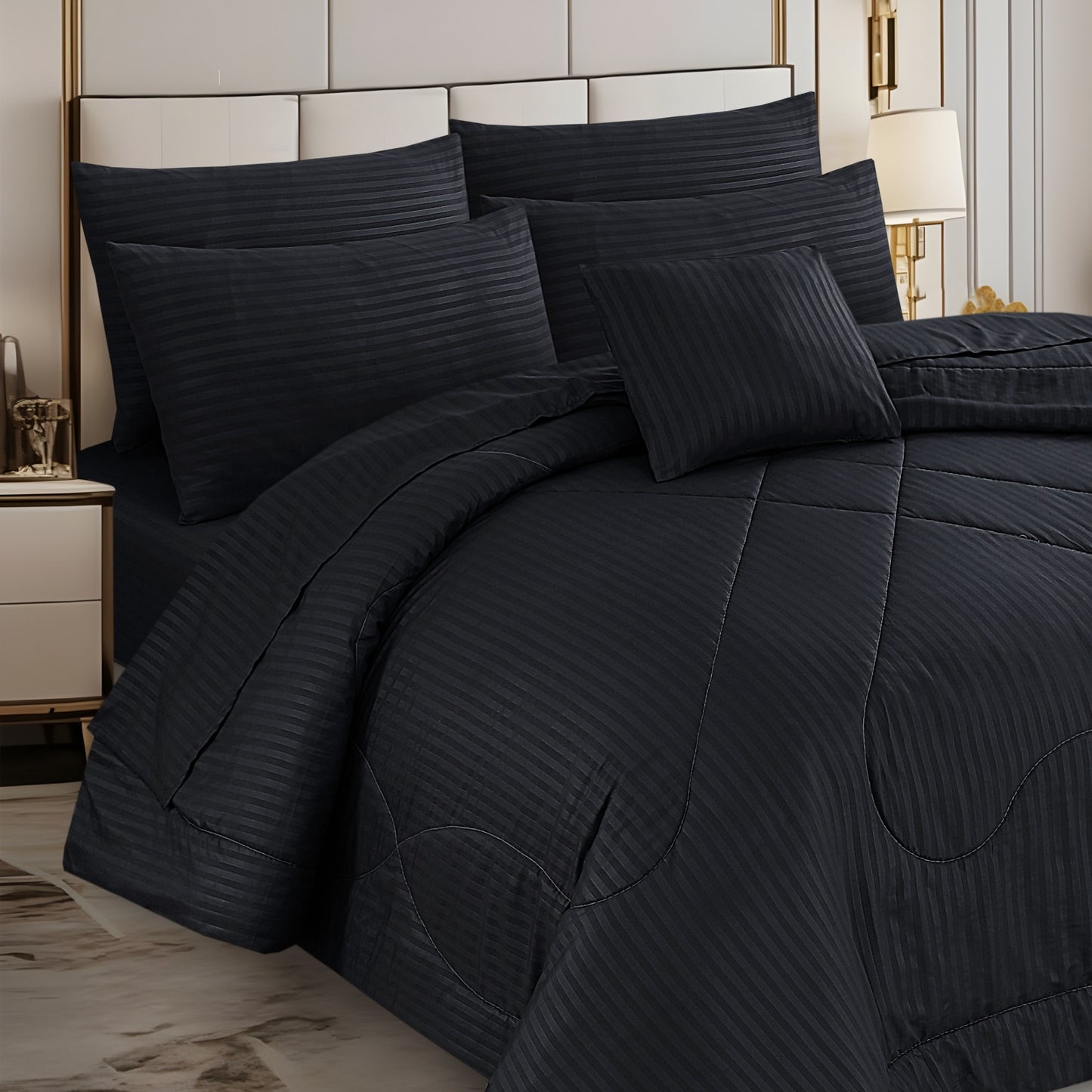 Premium Summer King Size Comforter Set - 7-Piece