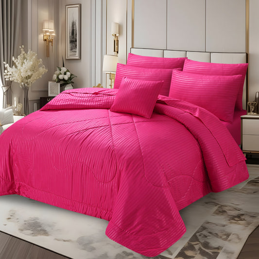 Premium Summer King Size Comforter Set - 7-Piece