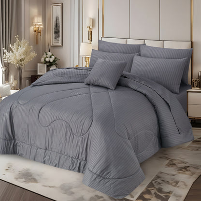 Premium Summer King Size Comforter Set - 7-Piece