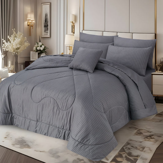 Premium Summer King Size Comforter Set - 7-Piece
