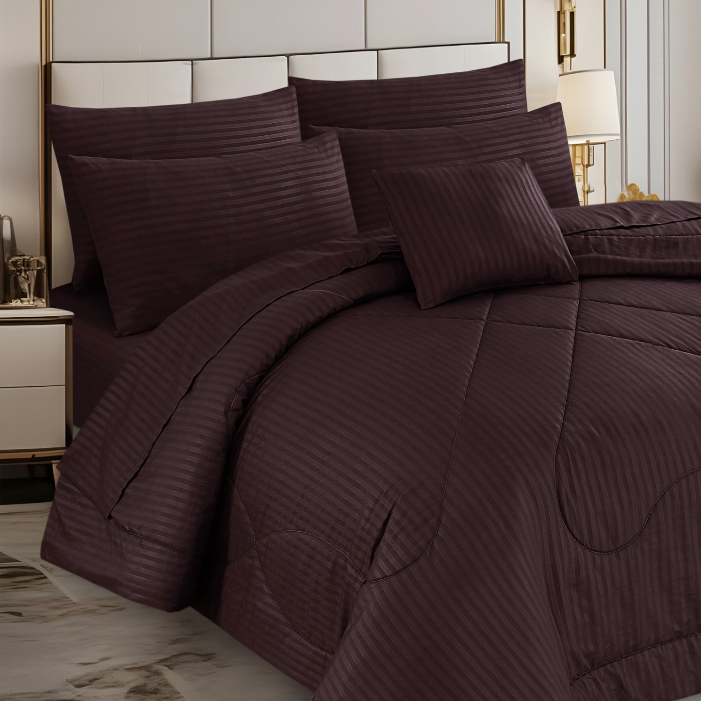 Premium Summer King Size Comforter Set - 7-Piece